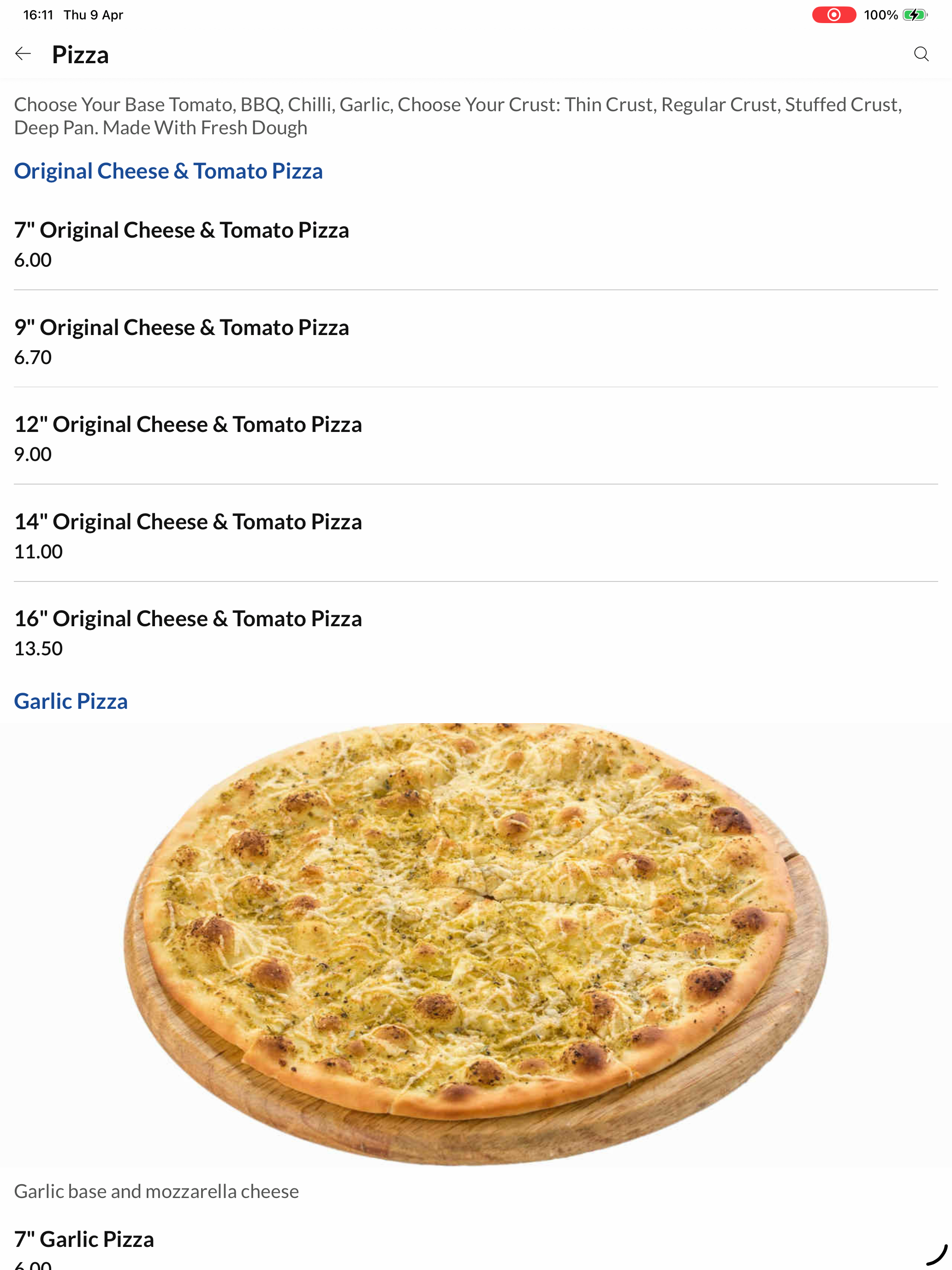 Family Pizza & Kebab.