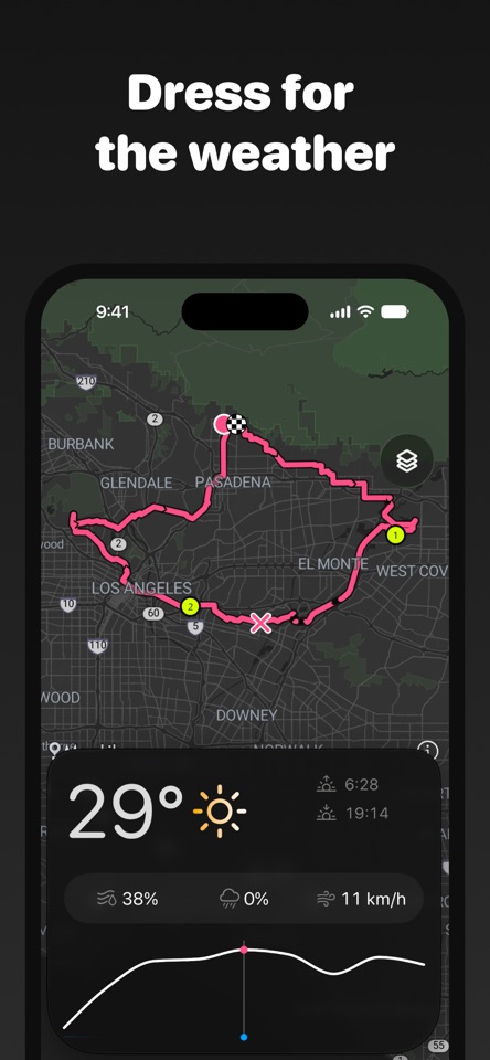 Waay - cycling route planner screenshot 4