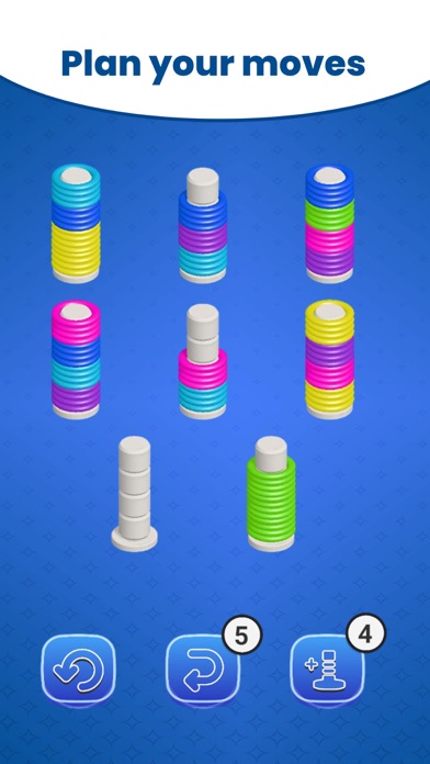 Slinky Sort Logic Puzzle Game Screenshot