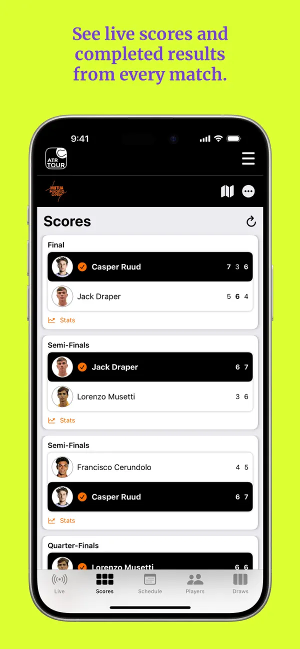 Screenshot #2 pour ATR Tennis
