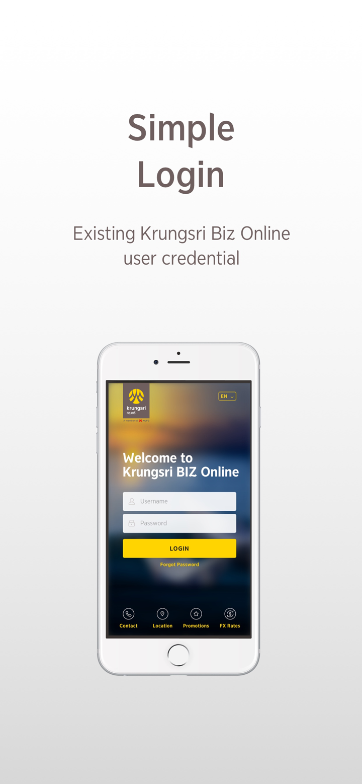 Krungsri Biz Online screenshot 1