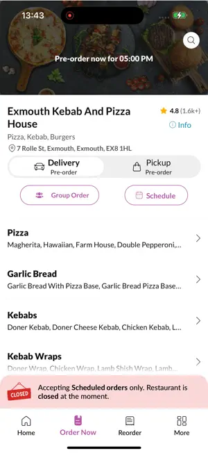 Exmouth Kebab And Pizza House screenshot 2