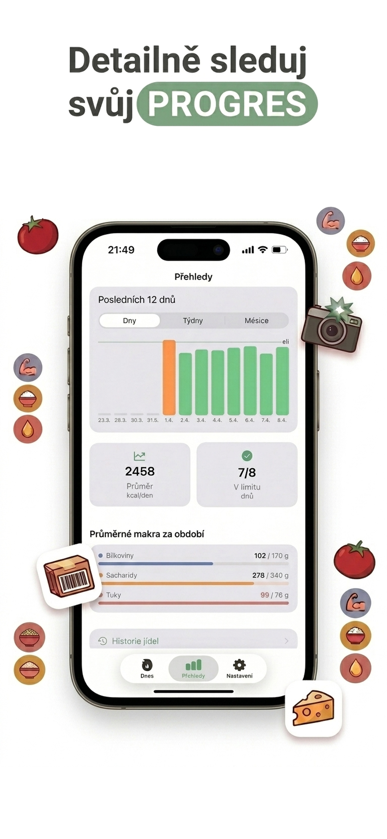 Biteo – Počítání Kalorií AI screenshot 3