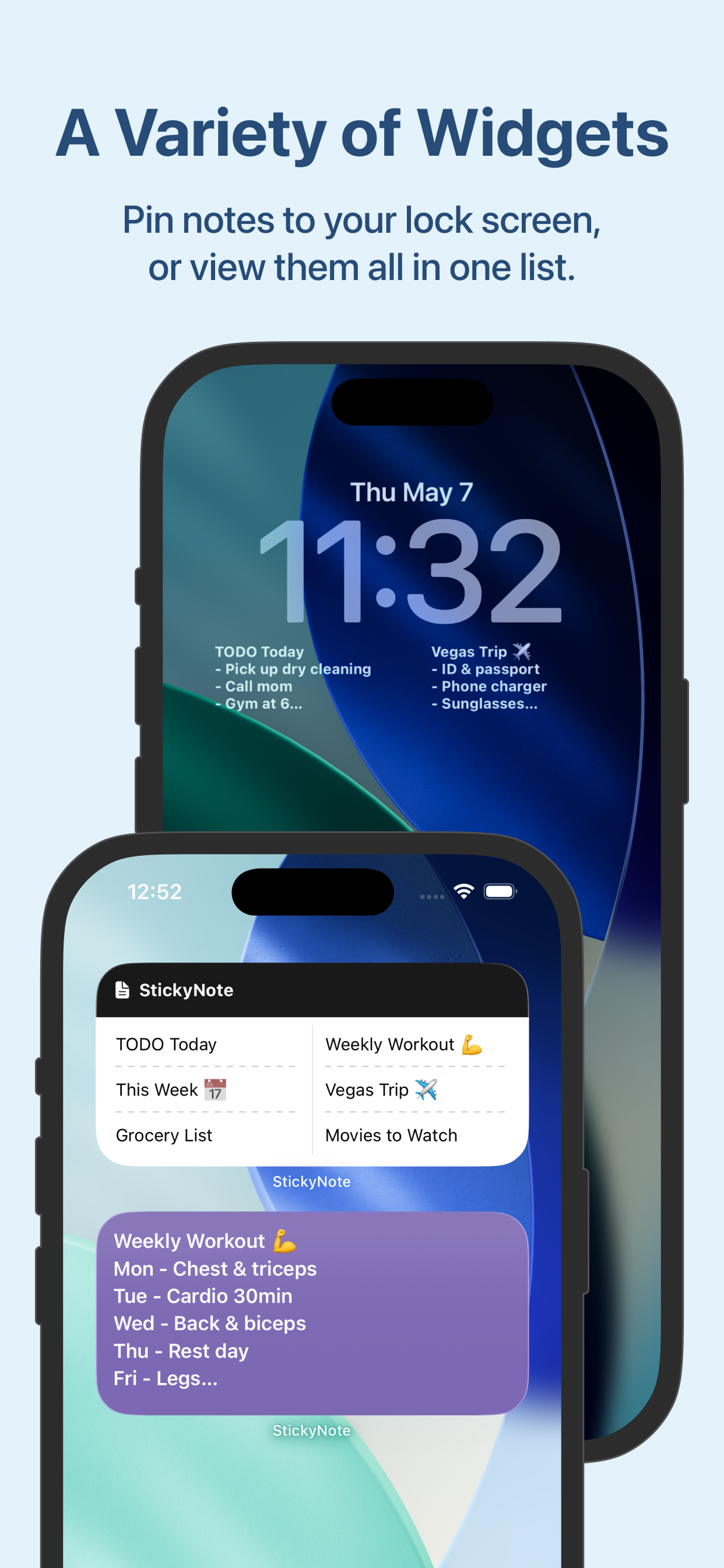 StickyNote: Home Screen Notes screenshot 3