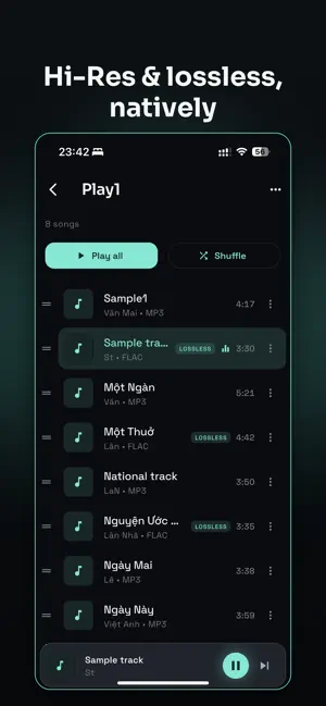 Synq - Hires Offline Music iPhone screenshot 5