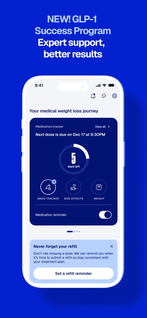 WeightWatchers Program - GLP-1 Journey Tracking