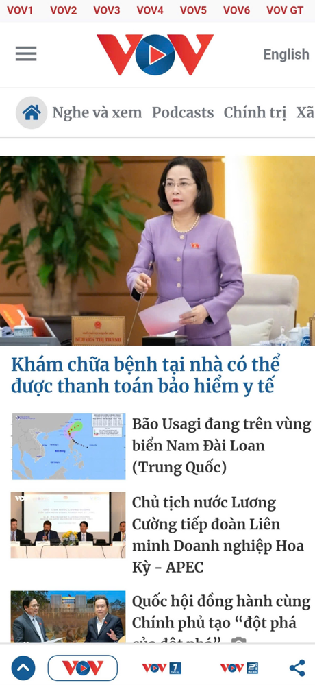 VOV News screenshot 1