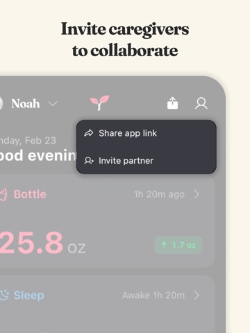 Tiny Tracker: Baby Log iPad screenshot