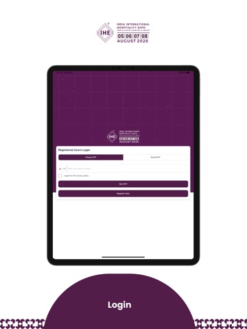 IHEXPO 2026 iPad screenshot