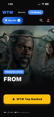 WTW - What to Watch screenshot