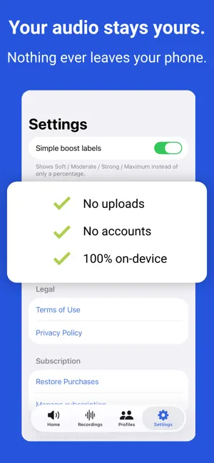LoudPhone: Increase Volume screenshot 3