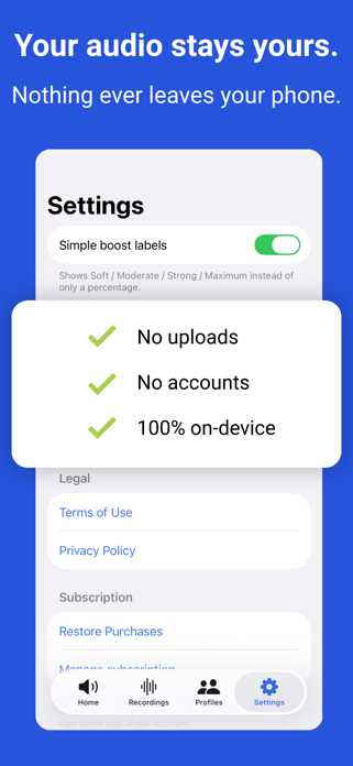LoudPhone: Increase Volume Screenshot 3 of 5