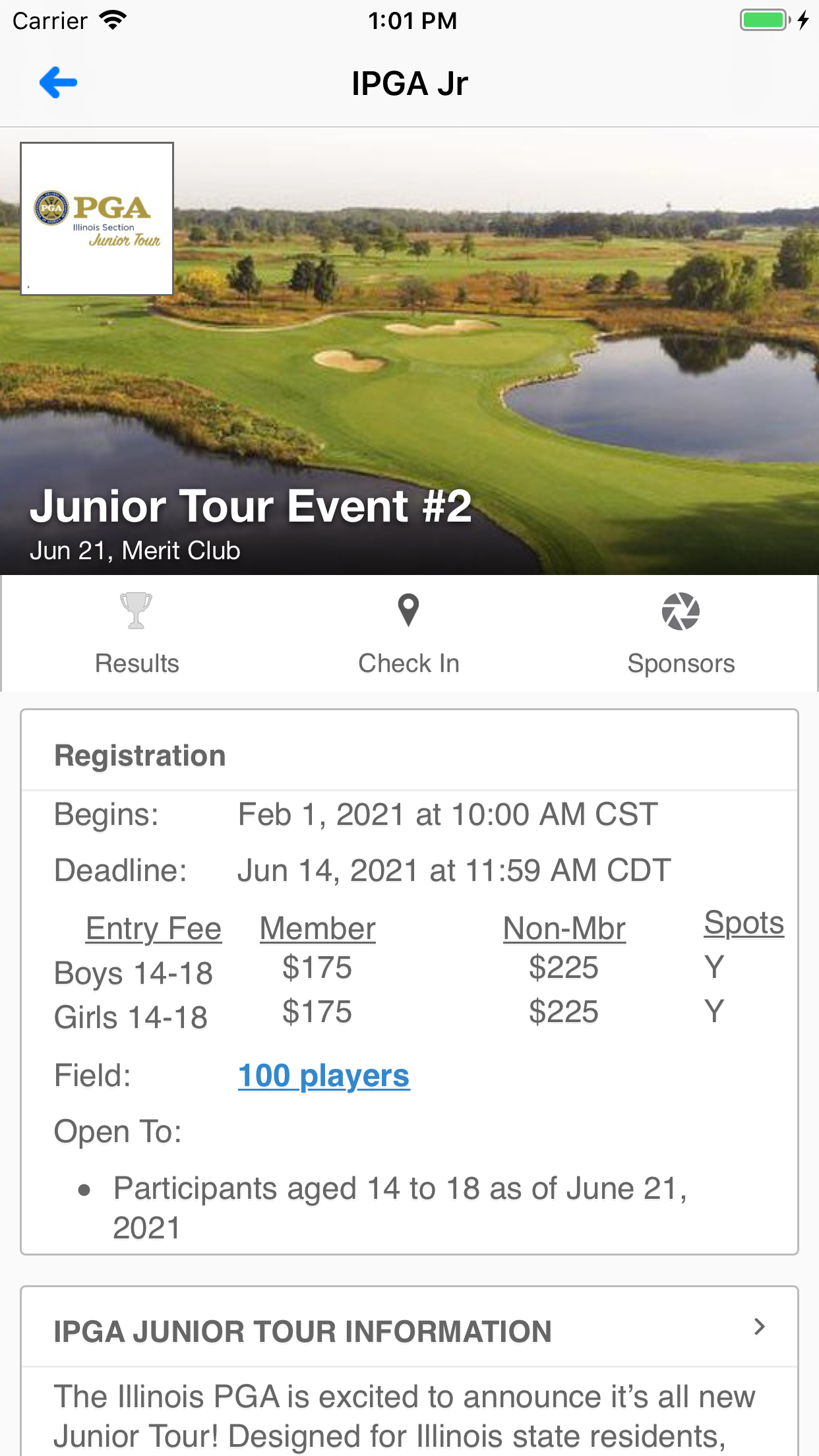 Illinois PGA Jr Golf