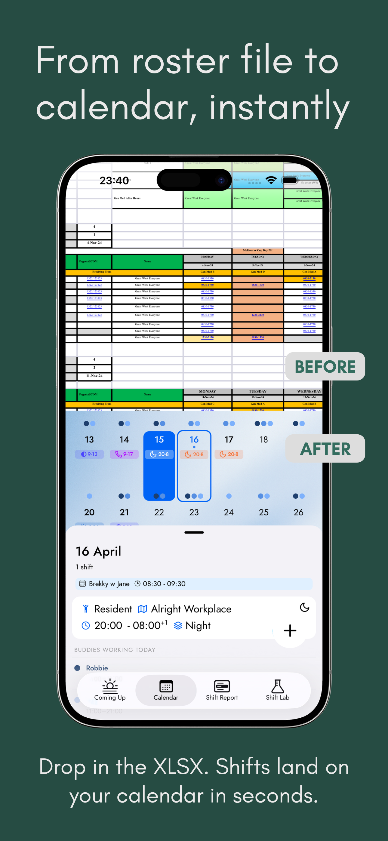 Shift It - Shift Work Calendar