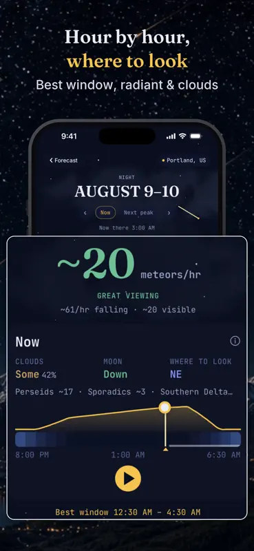 Meteor Shower: Alerts screenshot 5 of 7