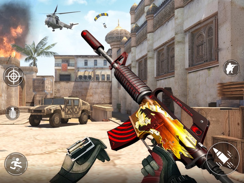 Jogo Tiro Com Arma Tiro PVP screenshot 12
