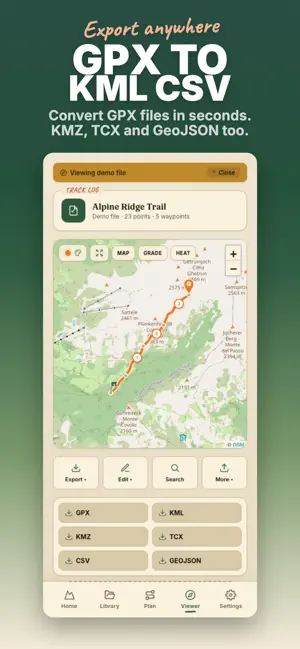 GPX Viewer · GPX Opener Reader screenshot 2