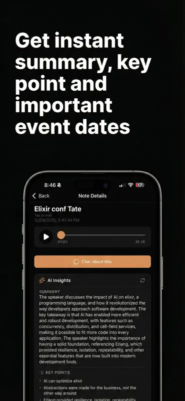 Viska: Local AI Meeting Notes screenshot 4 of 5