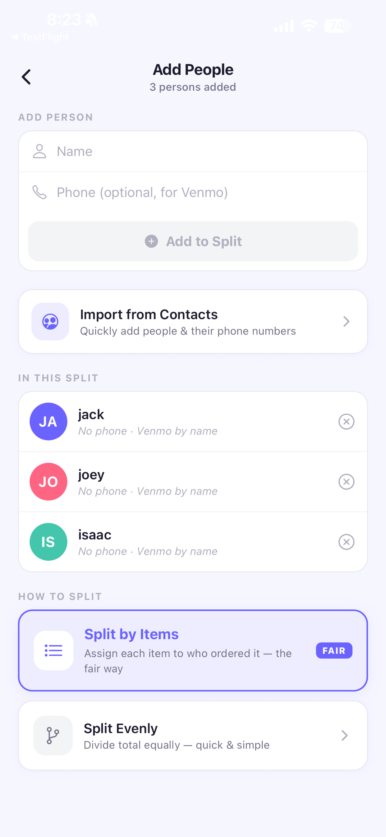 SnapSplit - AI Bill Splitter