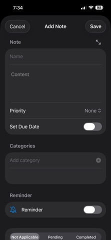 App screenshot