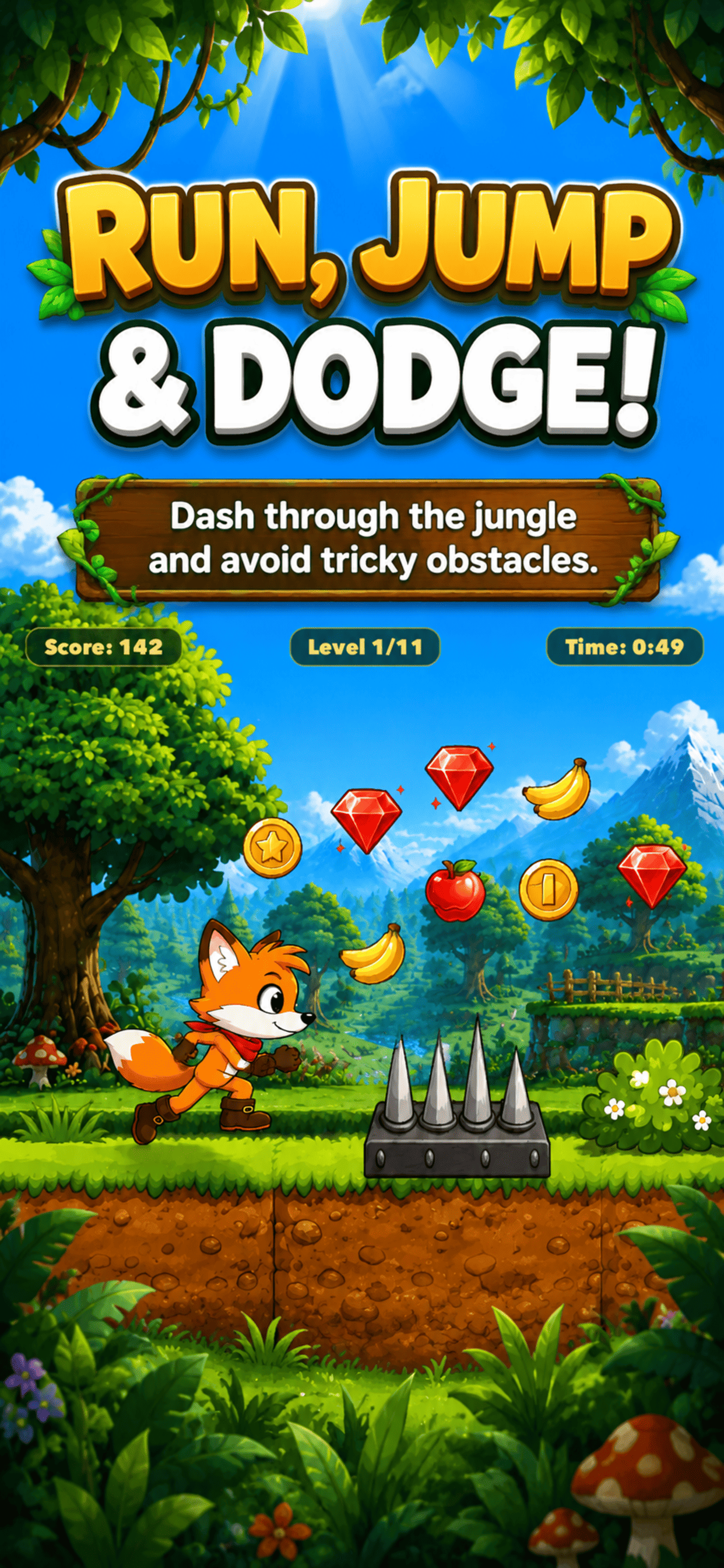 Fox Runner - Jungle Trail screenshot 3