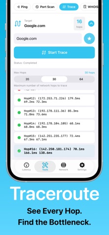 Pingers - Ping & Latency Check Screenshot 7 of 9