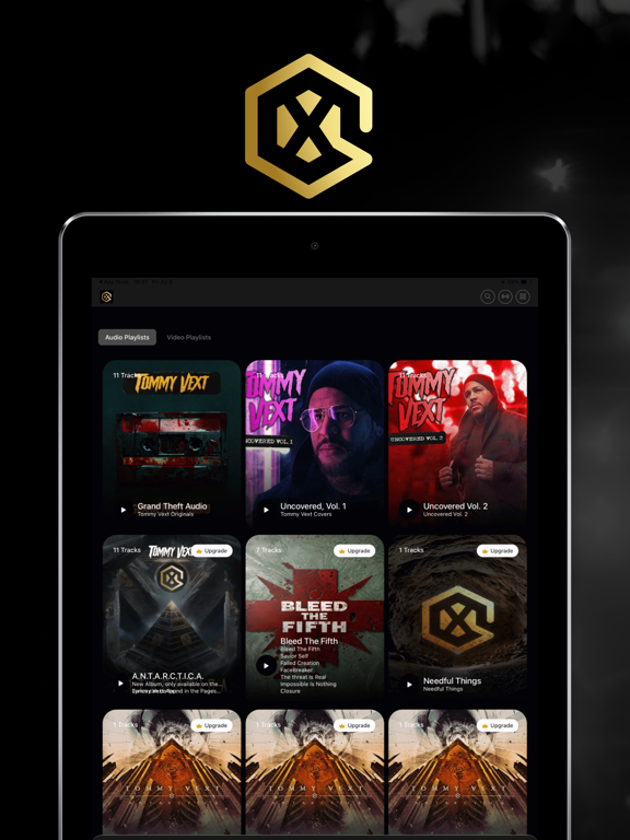 Tommy Vext iPad screenshot 1 - Entertainment app