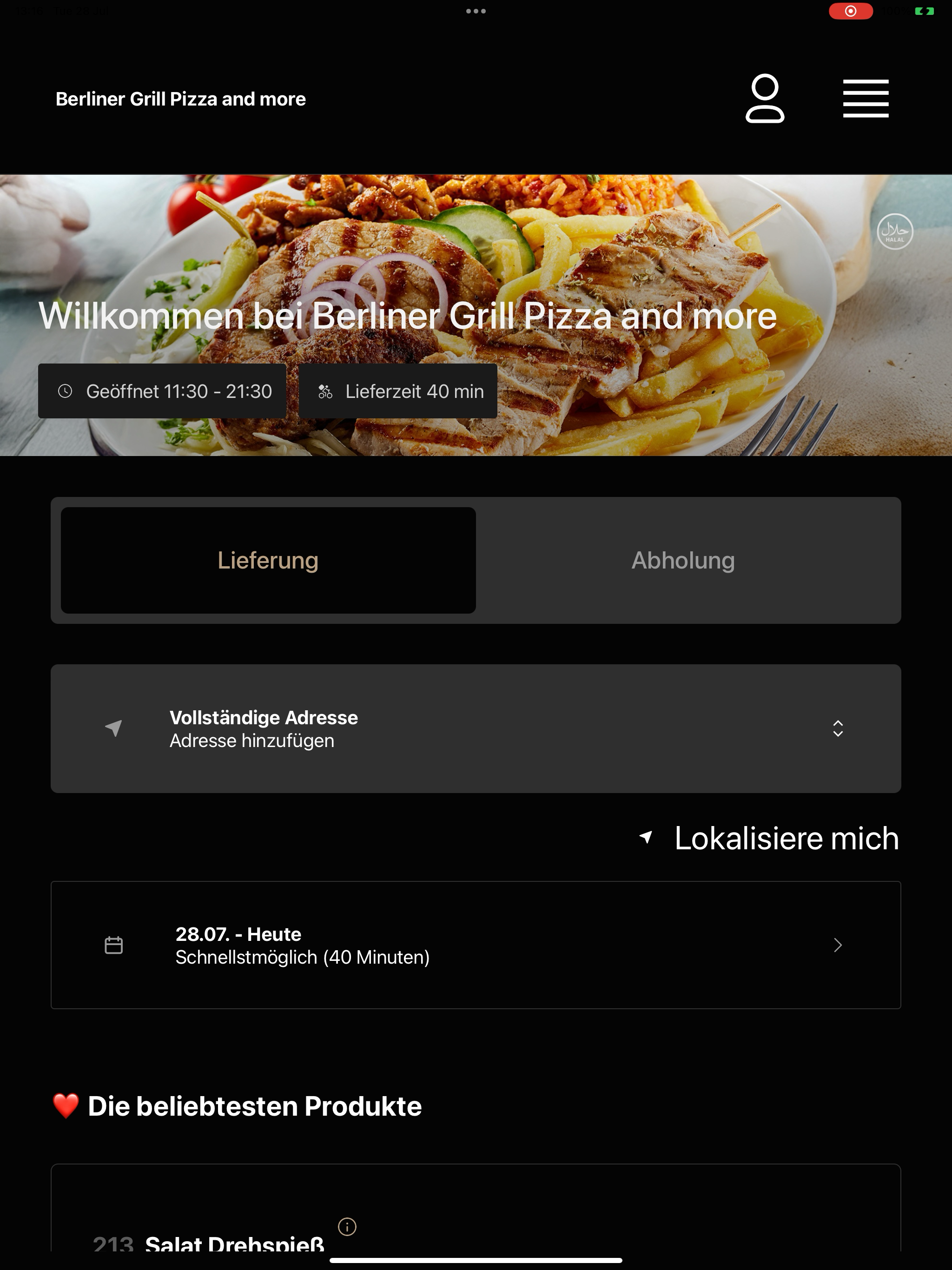 Berliner Grill Pizza and more screenshot 10