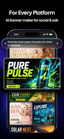 Cava AI: Logo, Poster & Banner screenshot