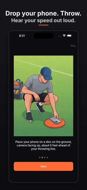 RipReader: Disc Golf Radar Gun screenshot 3