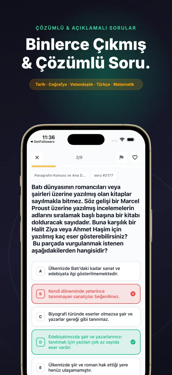 Screenshot #3 pour KPSS 2026 Deneme Sınavı & Soru