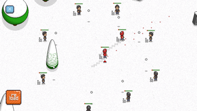 Pixel Pro Snow Fight Screenshot