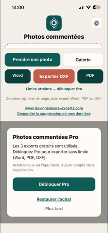 Photos commentées screenshot 3