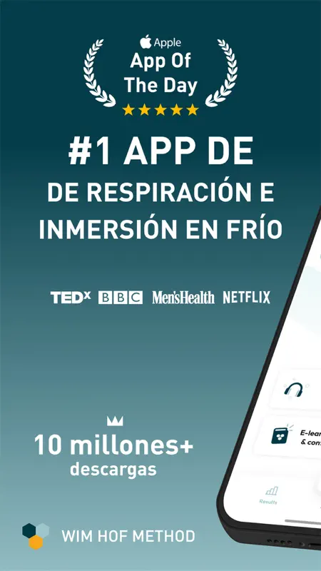 Método Wim Hof: Respiración screenshot 1 of 10