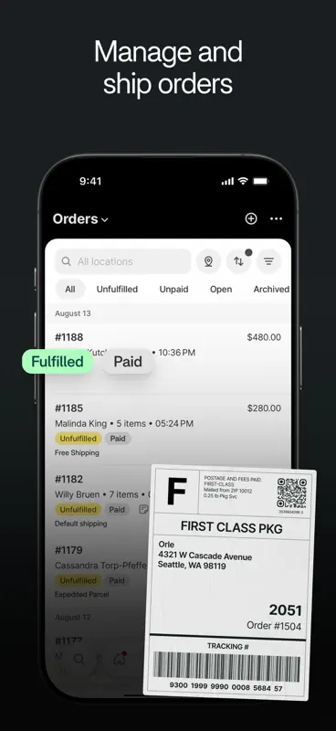 Shopify: Sell. Run a business. screenshot 5 of 7