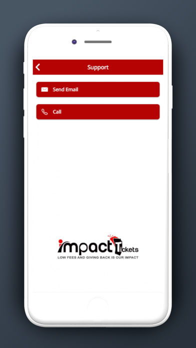 Impact Tickets Screenshot