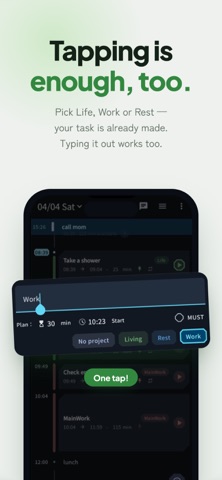 Timlin: Time Blocking Planner screenshot