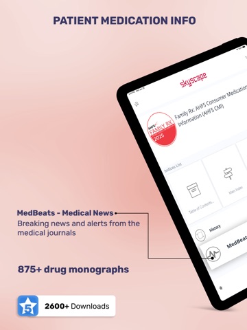 ASHP Patient Drug Info iPad screenshot