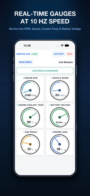 Cortex OBD2 Diagnostic Scanner screenshot 2