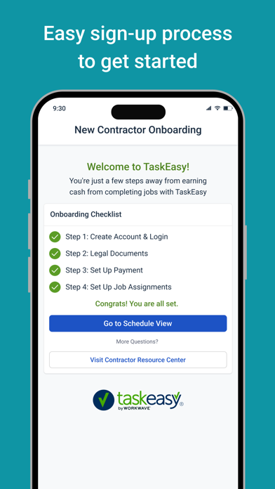 TaskEasy Contractors Screenshot
