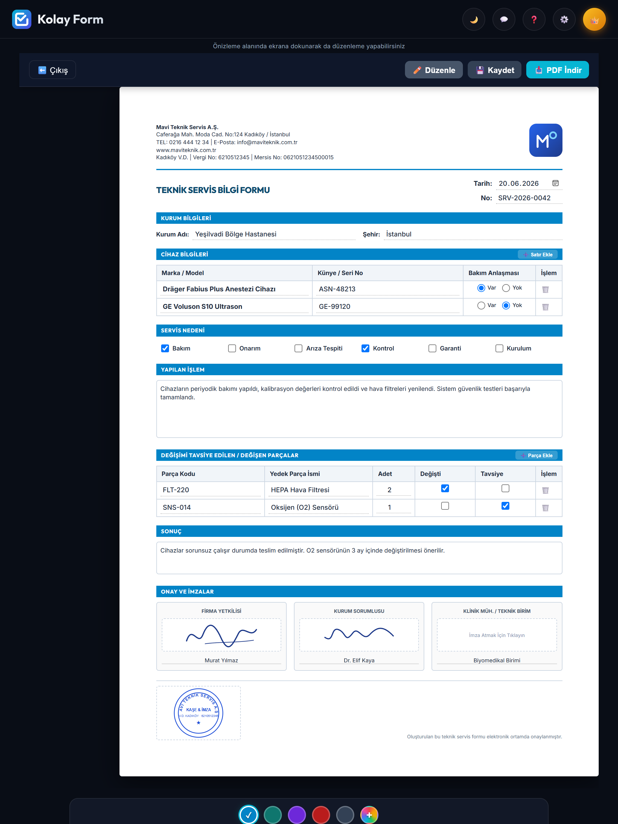 Kolay Form screenshot 16