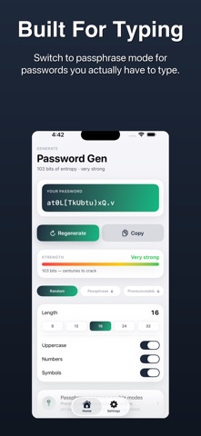 强力密码生成器 screenshot