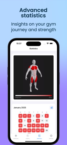 Gym Workout Tracker IronInsigh screenshot