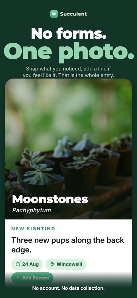 Succulent App Store screenshot 3 of 8