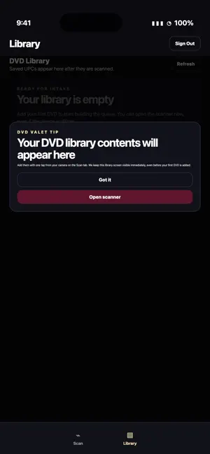 DVD Valet screenshot 2