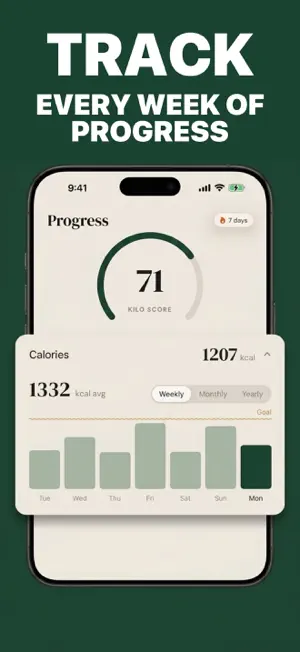 Kilo: Calorie Tracker screenshot 2