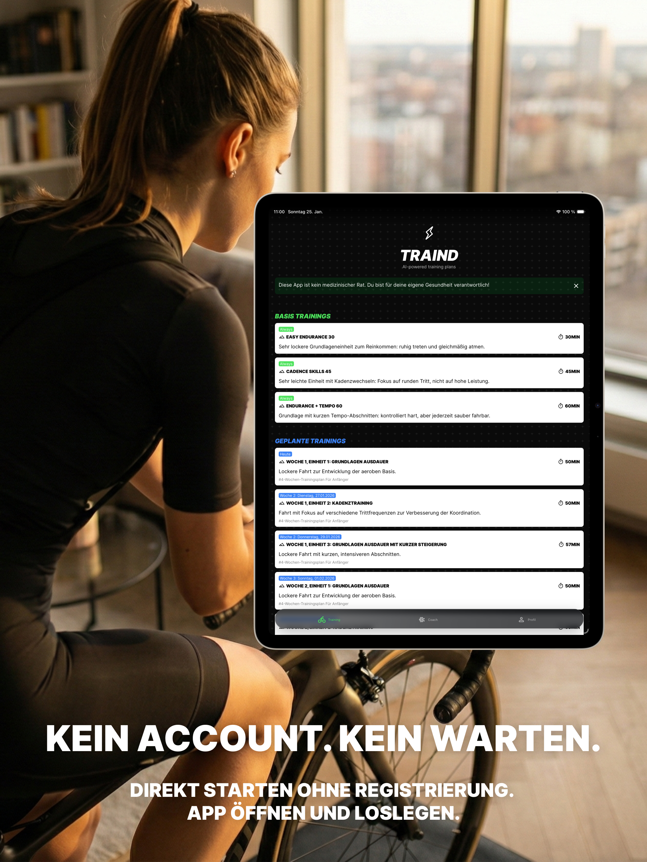 TRAIND: AI Training Plans