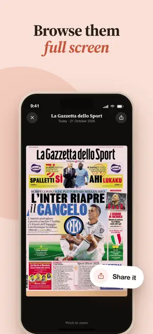 Prima Pagina Quotidiani screenshot 2