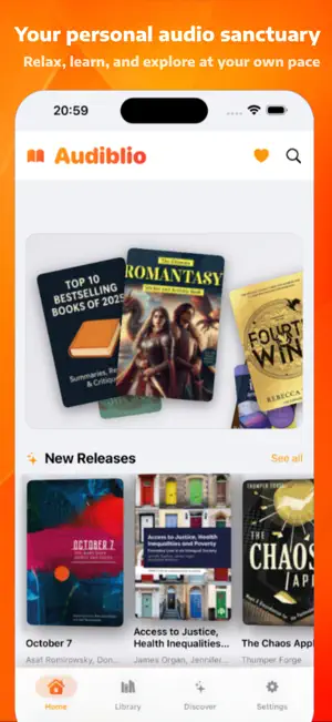 Audioblio:Audiobooks Listening screenshot 1