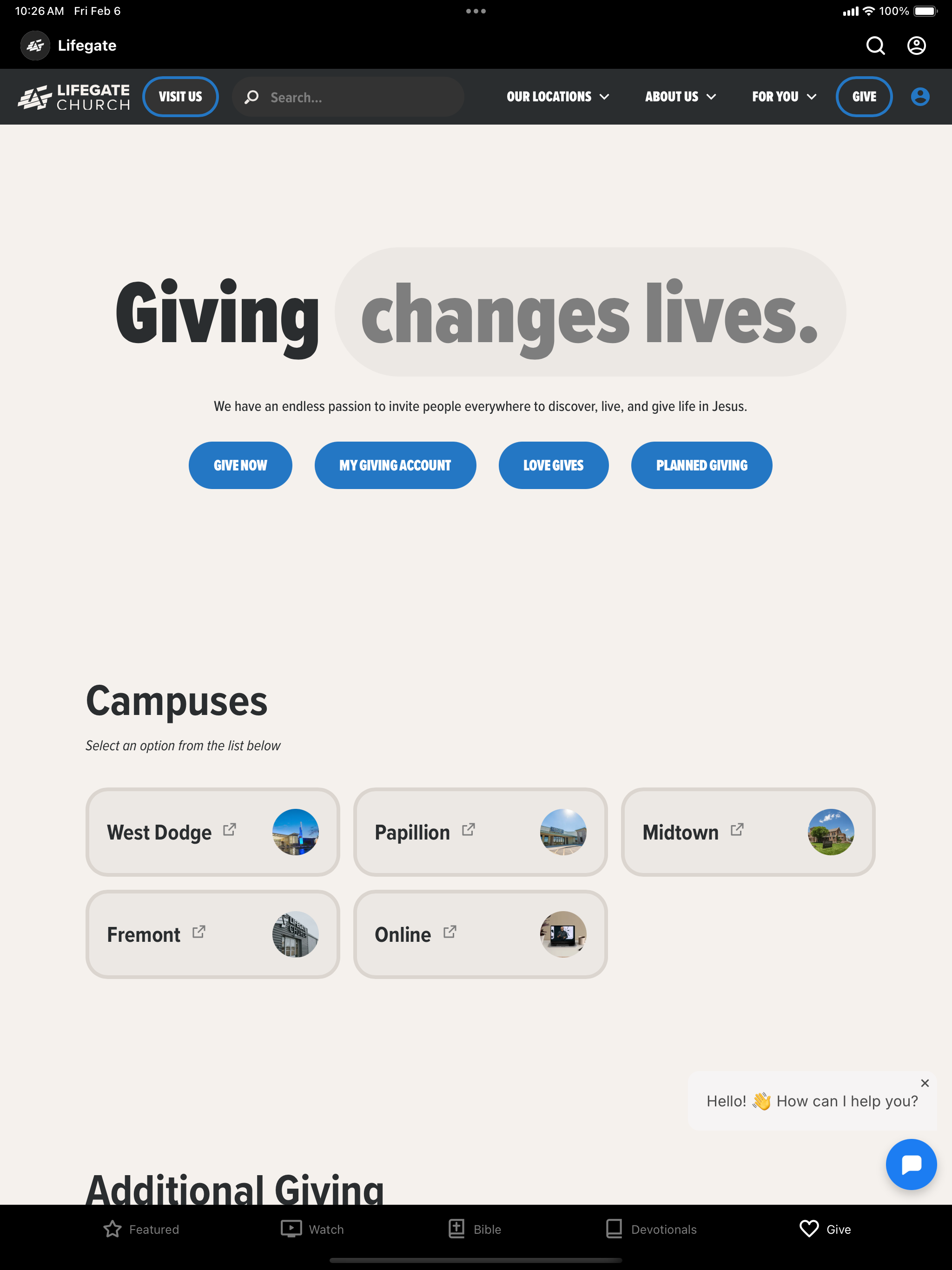 Lifegate App